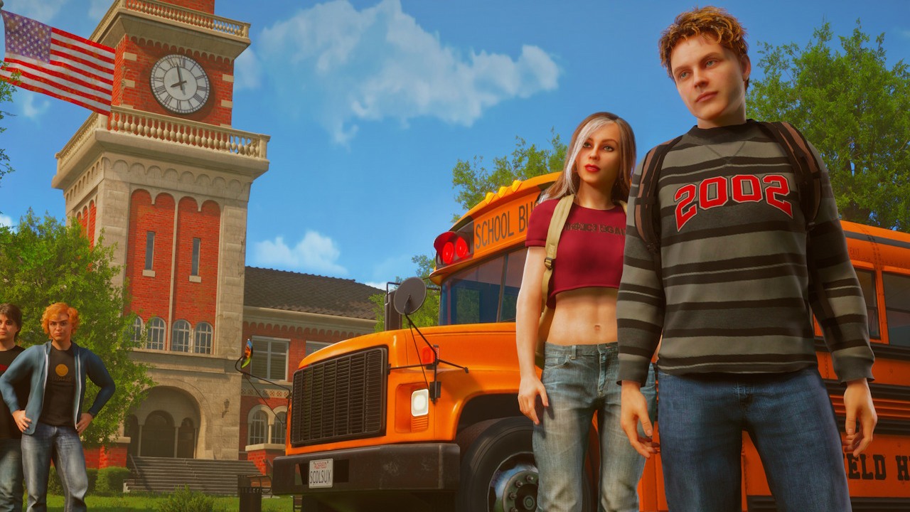 W nowej grze z otwartym światem inspirowanej Bully i komediami z lat 2000. znowu poczujesz się jak w szkole, źródło grafiki: Refugium Games.