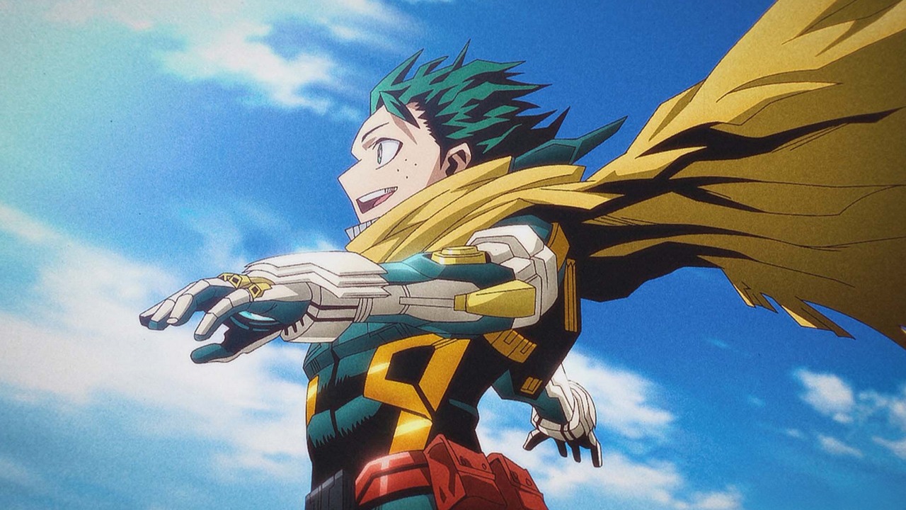 Do końca 8. sezonu My Hero Academia pozostał jeszcze jeden odcinek. Ostateczny finał anime o superbohaterach nastąpi za 2 tygodnie, źródło grafiki: My Hero Academia, Bones Film, 2016.