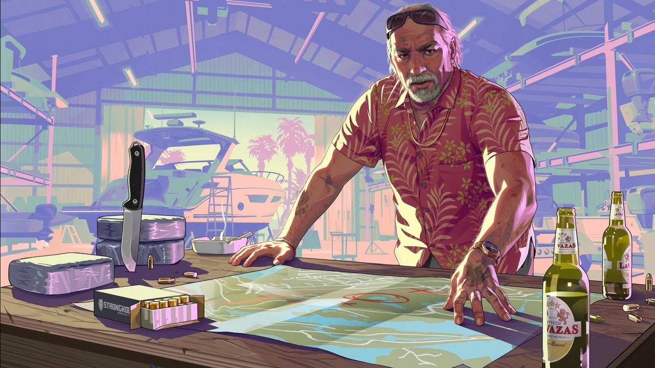 Tak mogłaby wyglądać mapa i interfejs w GTA 6. Fan pochwalił się własnym projektem i wzbudził emocje wśród oczekujących na premierę, źródło grafiki: Rockstar Games.