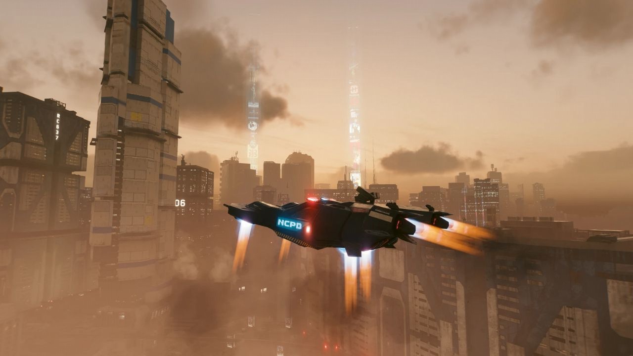 Pamiętacie epicki pojazd z pierwszego trailera Cyberpunka 2077? Dzięki jednemu z fanów możecie go teraz użyć w grze, źródło grafiki: Oranje3 / Nexus Mods.