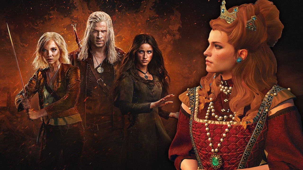 Wielu mogło zapomnieć, ale Wiedźmin wróci jeszcze z 5. sezonem i już ma swoją Annę Henriettę. To ona wcieli się w księżną Toussaint w finale, źródło grafiki: Wiedźmin, Lauren Schmidt-Hissrich, Netflix, 2019 / Wiedźmin 3: Dziki Gon, CD Projekt Red.