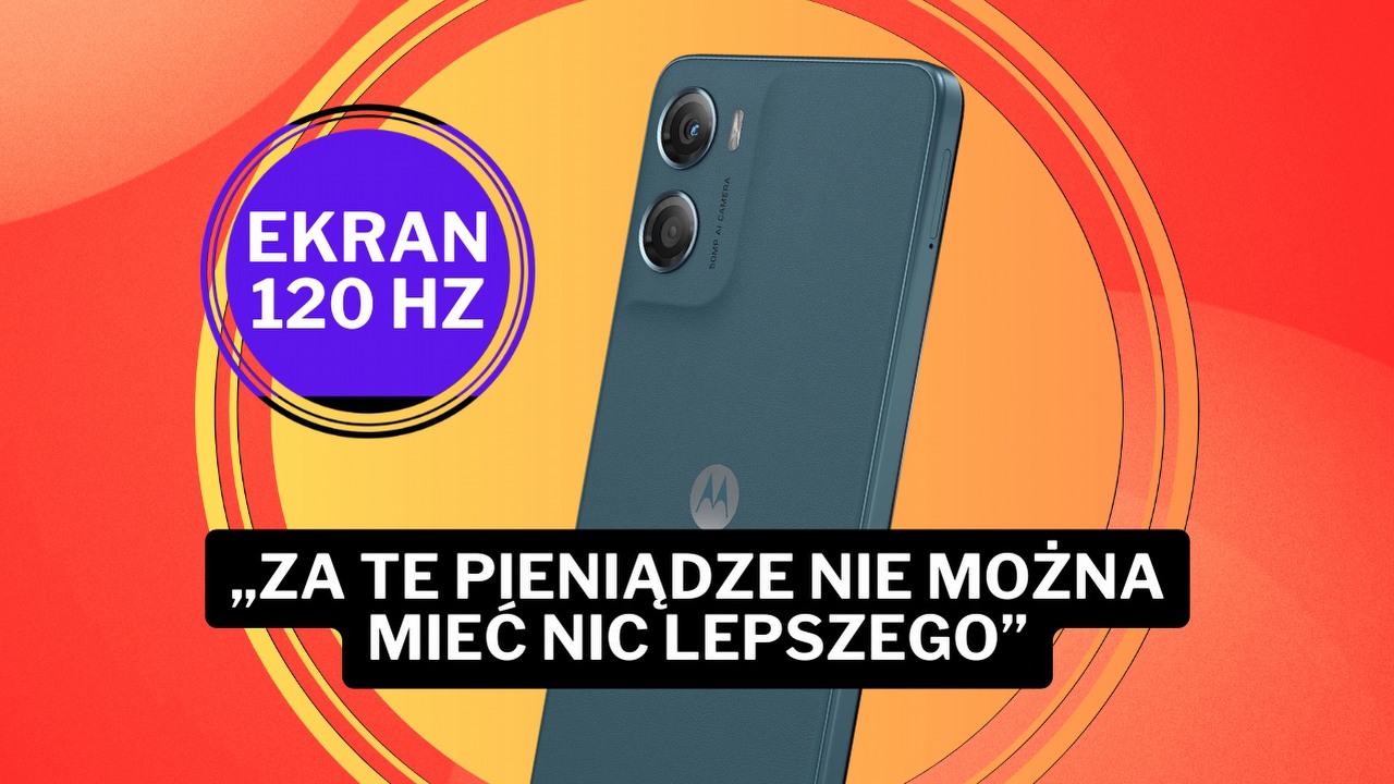 Bateria 7000 mAh i nawet 2 tygodnie bez ładowania! Smartfon Motoroli to „petarda” za niecałe 350 zł. Nowy hit w Media Expert?, źródło grafiki: Motorola.