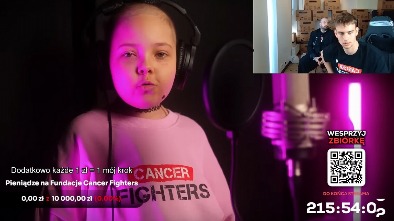 251 000 000 zł dla dzieci z nowotworami. Polska zbiórka przeszła do historii internetu, pashaBiceps oddał Karambita, źródło grafiki: YouTube.