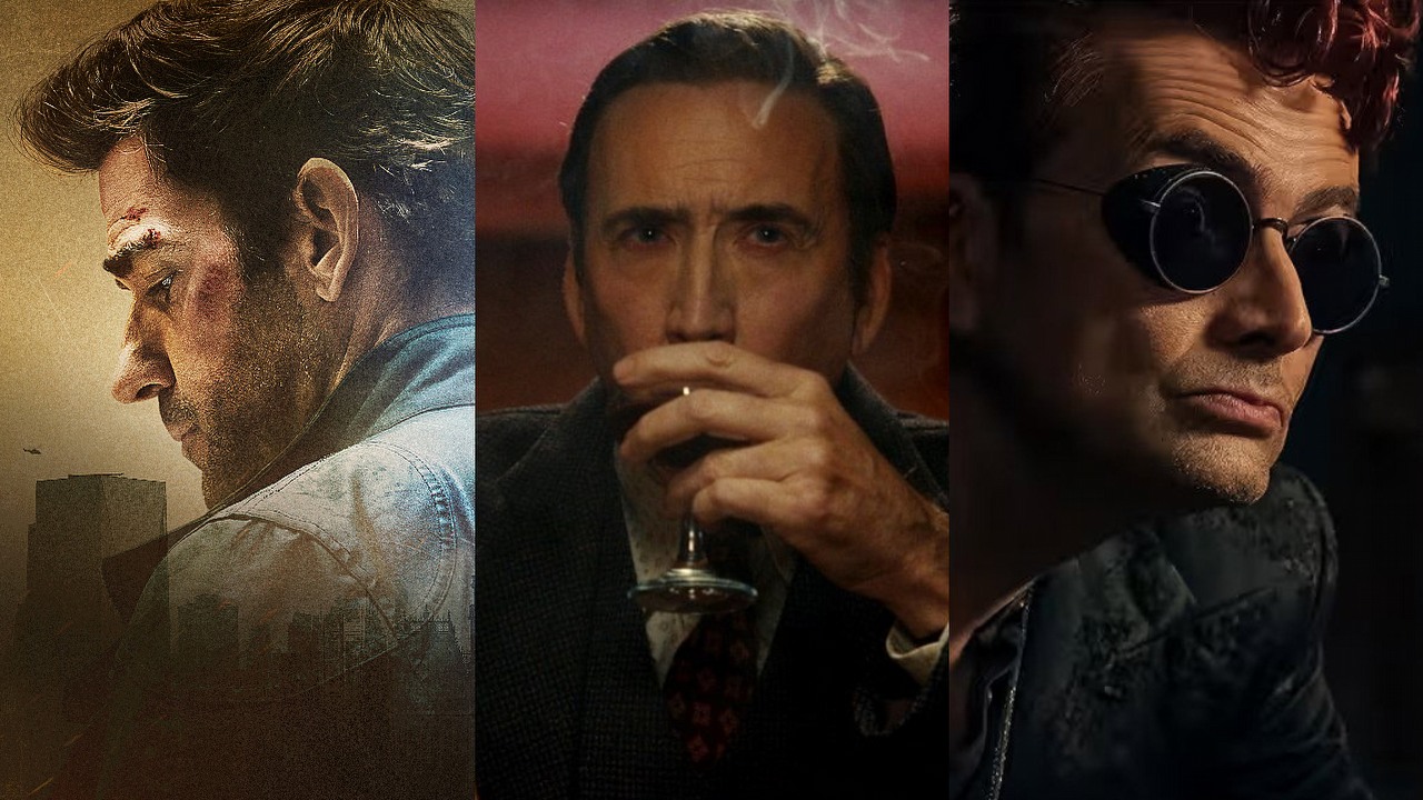 Ponad 60 nowości na Prime Video w maju: mnóstwo akcji i powrót hitowego serialu fantasy polecanego przez 94% widzów, źródło grafiki: Spider-Noir, Phil Lord, Prime Video, 2026 / Dobry Omen, Neil Gaiman, Prime Video, 2026 / Jack Ryan: Wojna duchów,   Characters  Andrew Bernstein, Prime Video, 2026.