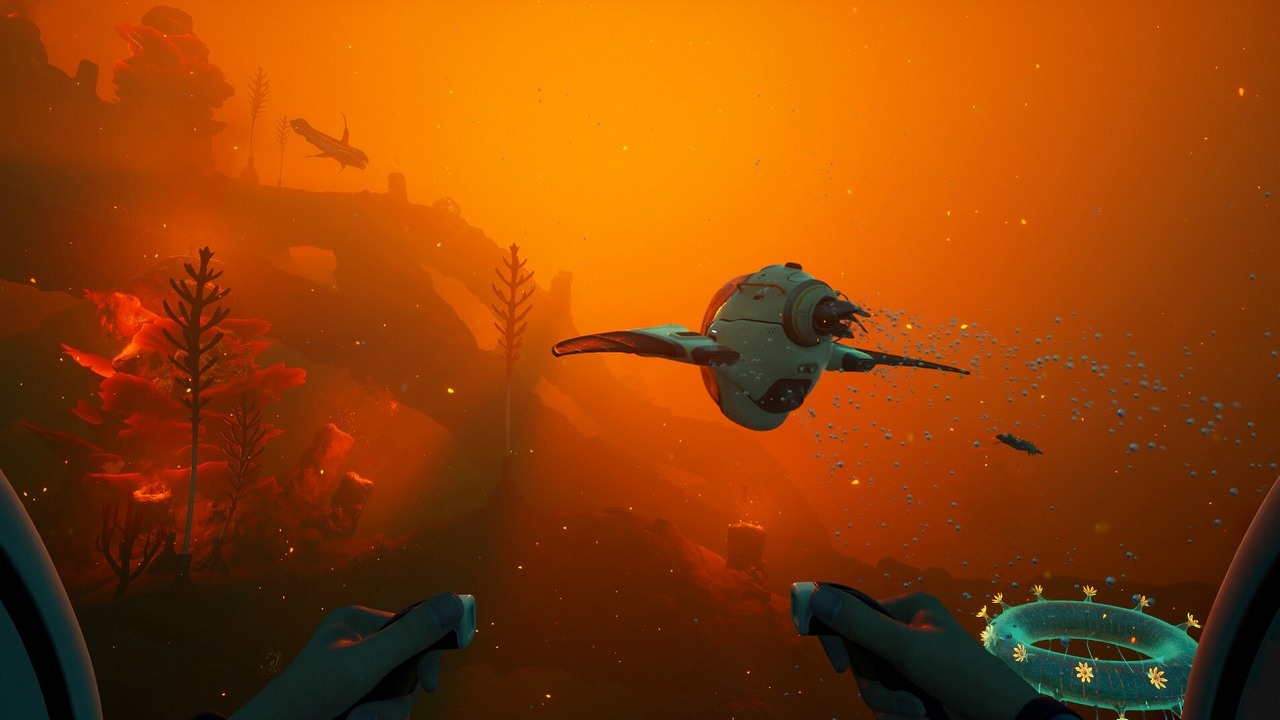 Piękny otwarty świat wyczekiwanej gry survivalowej nie zachwyci w pełni wszystkich graczy. Wzrosły wymagania sprzętowe Subnautica 2 na PC, źródło grafiki: Unknown Worlds Entertainment.