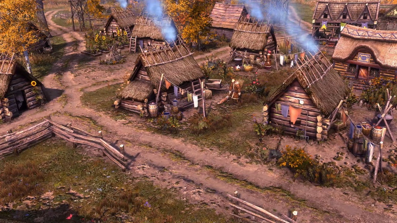Rywal Manor Lords wyciąga asa w wojnie średniowiecznych strategii. Gracze Farthest Frontier będą mogli zrobić to, czego oczekuje się po niemal każdej grze, źródło grafiki: Crate Entertainment.