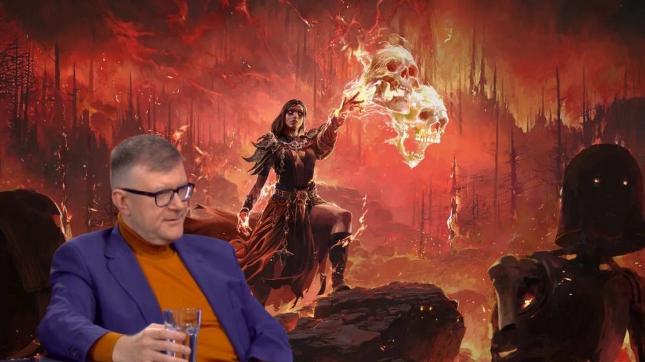 „Jestem maniakalnym graczem.” Jacek Dukaj gra w Path of Exile i też jest sceptyczny co do PoE2, źródło grafiki: Kanał Zero / Grinding Gear Games.