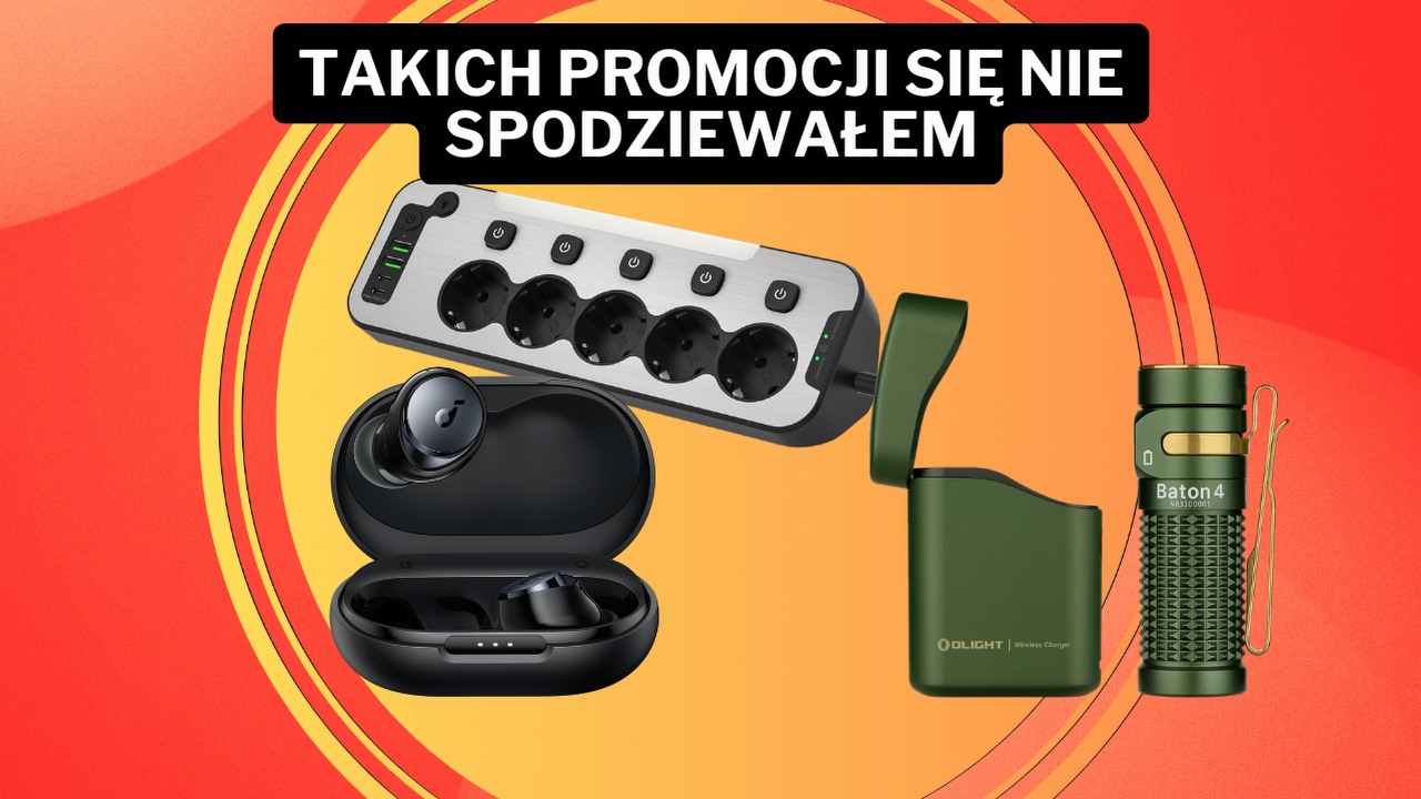 Amazon nie bierze jeńców! Wśród promocji hitowy głośnik za niecałe 80 zł i latarka, jakiej jeszcze nie widziałem, źródło grafiki: Anker / QAKALN / OLIGHT.