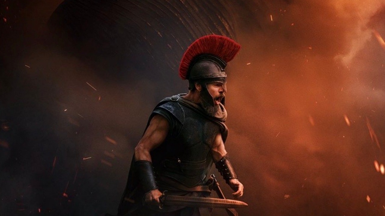 Odyseja Christophera Nolana ma nowy imponujący zwiastun. Matt Damon jako Odyseusz w najbardziej epickim filmie roku, źródło grafiki: The Odyssey, Christopher Nolan, Universal, 2026.