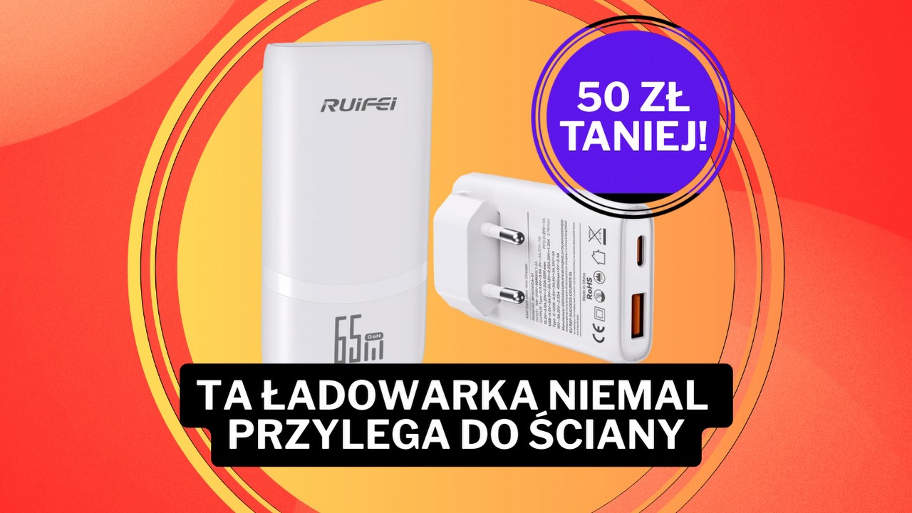 Robi furorę na Amazonie i kosztuje 50 zł mniej! „Najwygodniejsza ładowarka do podróży” to jeden z najbardziej praktycznych gadżetów, jakie ostatnio widziałem, źródło grafiki: RUIFEI.