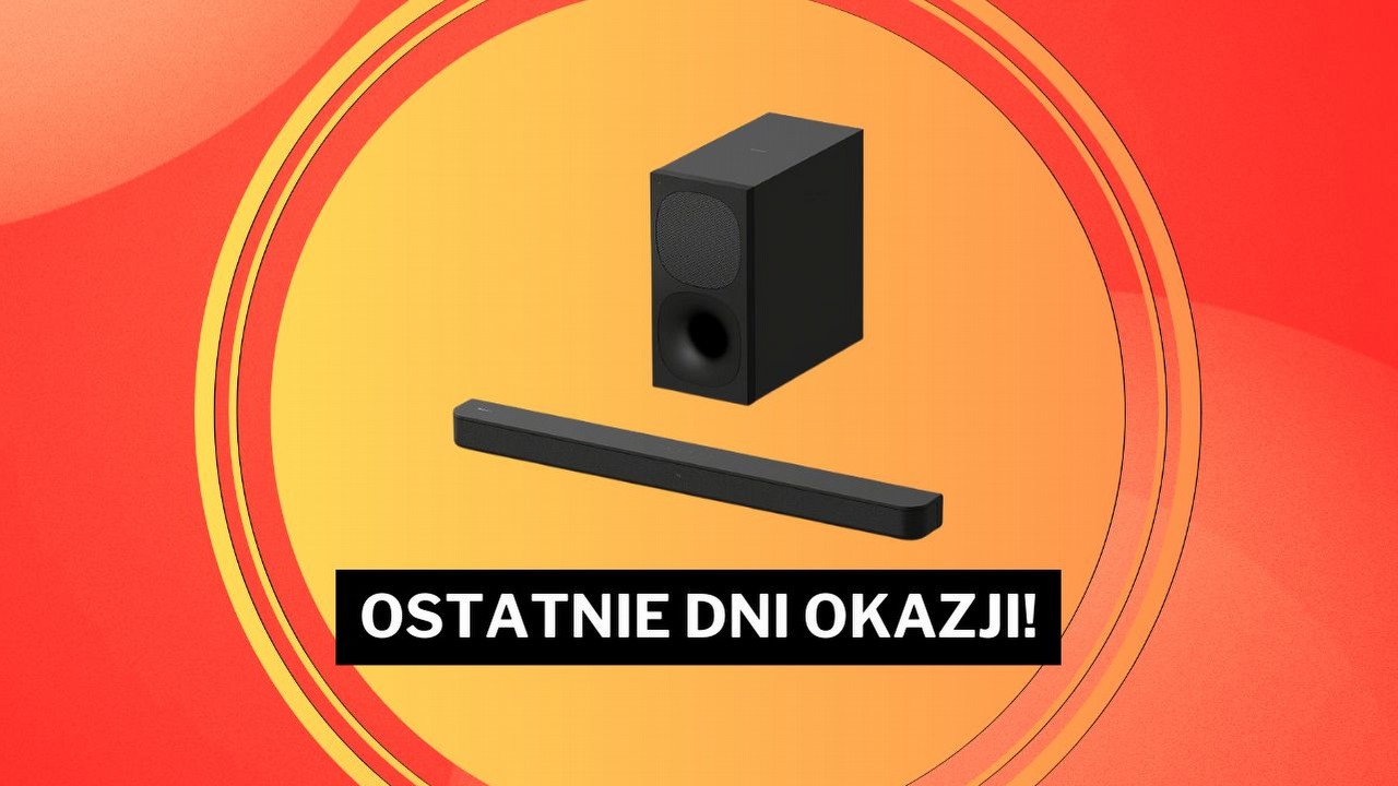 Zostały tylko 3 dni! 400 zł taniej za soundbar Sony, dzięki któremu można „poczuć się jak w kinie”, źródło grafiki: Sony.