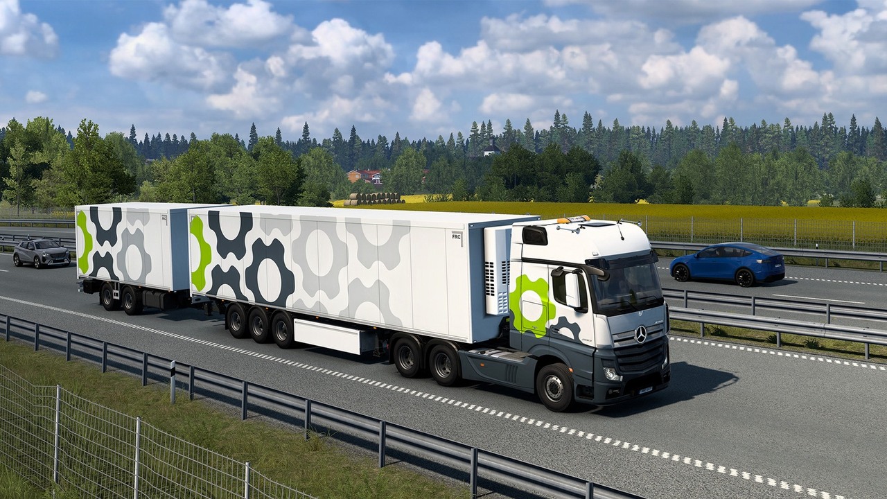 9 miesięcy po zapowiedzi pękła niesamowita bariera. Szał na ETS2 przeniósł się na PS5 i Xboxa, źródło grafiki: SCS Software.