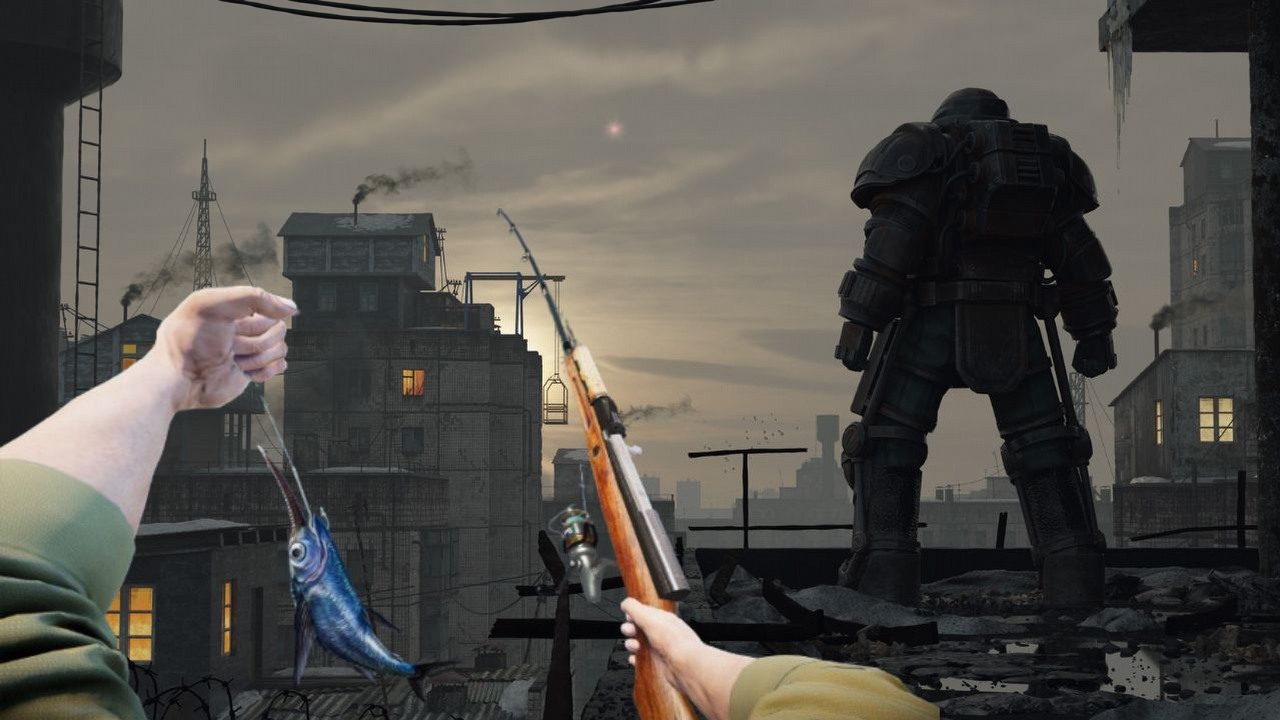 Miała być klasyczna postapokaliptyczna gra RPG, a po dwóch tygodniach jest otwarty świat TPP z łowieniem ryb. Fani pierwszej części Atom RPG mówią o scamie i AI, źródło grafiki: Atom Team.