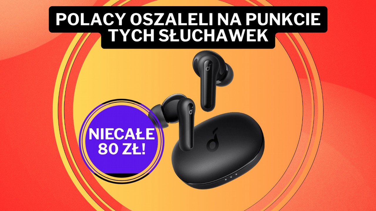 Fenomen Amazona z ponad 56 tys. ocen przeceniony o 39%! Wielu użytkowników twierdzi, że to „jedne z najlepszych słuchawek w tej cenie”, źródło grafiki: Anker.
