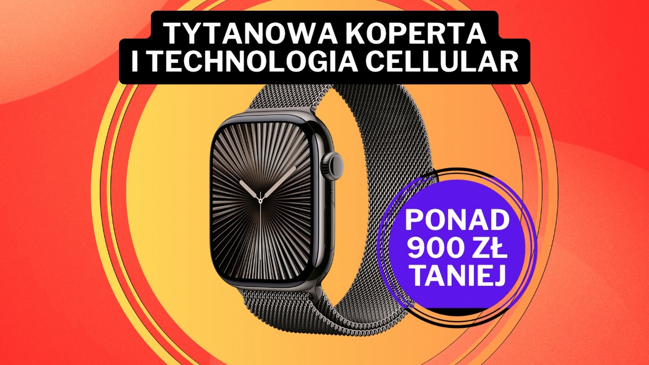 Media Expert szokuje ceną za tytanowego Apple Watcha! Ponad 900 zł taniej i tylko 3 dni na skorzystanie z promocji, źródło grafiki: Apple.