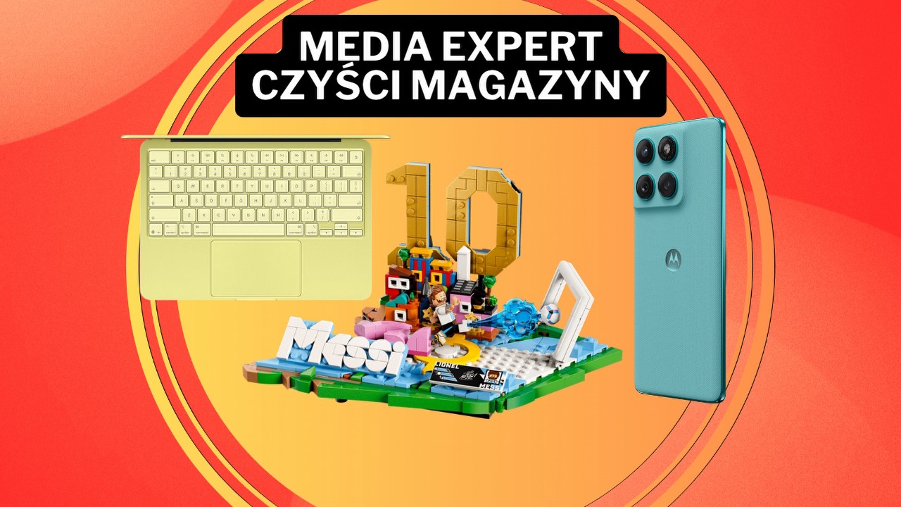Rekordowe obniżki w Media Expert! Zestawy LEGO, 75-calowy telewizor MiniLED i MacBook przecenione nawet o 1000 zł, źródło grafiki: Apple / LEGO / Motorola.