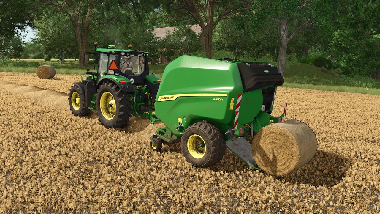 Popularny symulator jest już gotowy na sianokosy. Nowy darmowy pakiet maszyn idealnie sprawdzi się w pracach polowych w Farming Simulator 25, źródło grafiki: Giants Software.
