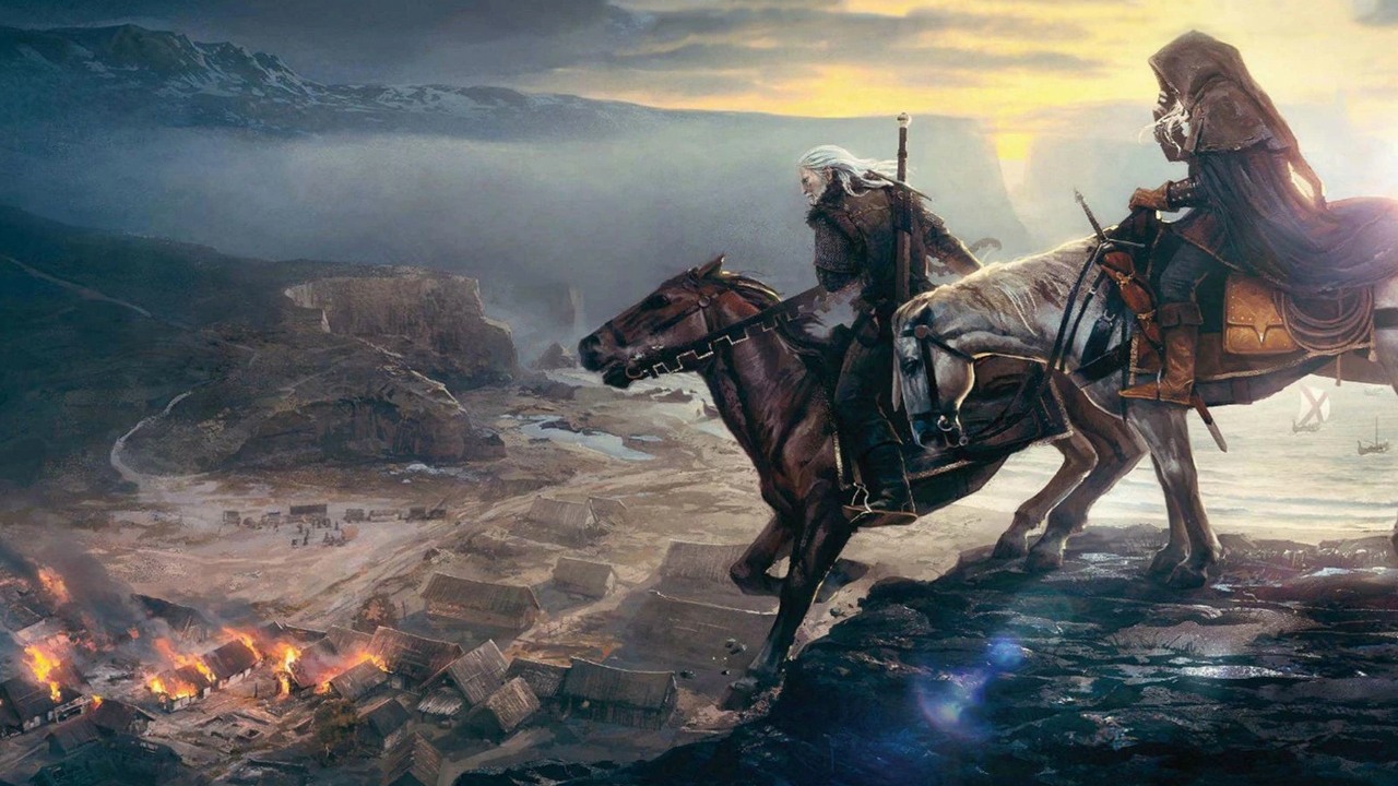 „Geralt wraca na szlak”. CD Projekt Red ucina spekulacje o Wiedźminie 3: Pieśniach przeszłości, wyjaśniając dwie kluczowe kwestie, źródło grafiki: Bartłomiej Gaweł / ArtStation / Game Informer / Grupa CD Projekt.