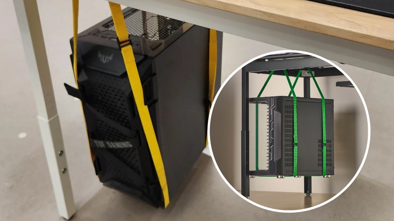 Gracz PC spaceruje po Ikei i zauważa komputer podwieszony pod biurkiem. Społeczność: „To naprawdę może być praktyczne”, źródło grafiki: Reddit / Ikea.