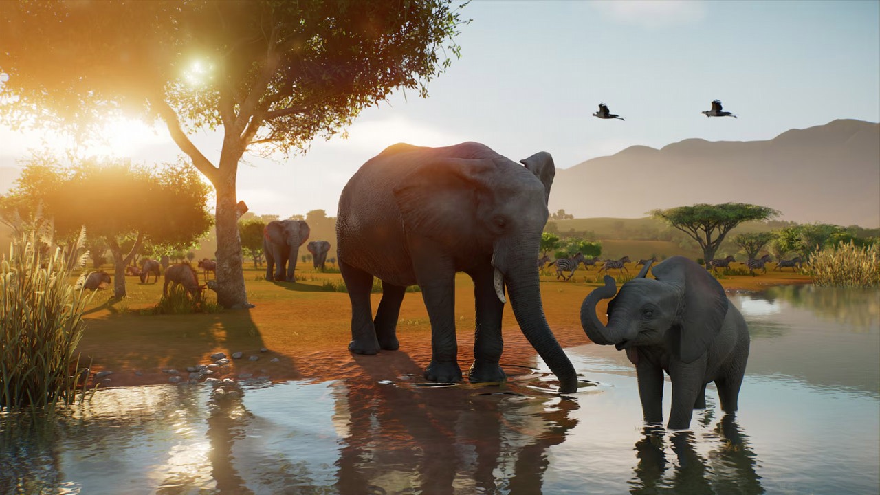 Wyśmienita strategia o budowaniu, w której gracze mogą poczuć się blisko natury, powróci w pięknym stylu. Planet Zoo 2 otworzy się na zupełnie nowe obszary, źródło grafiki: Frontier Developments.