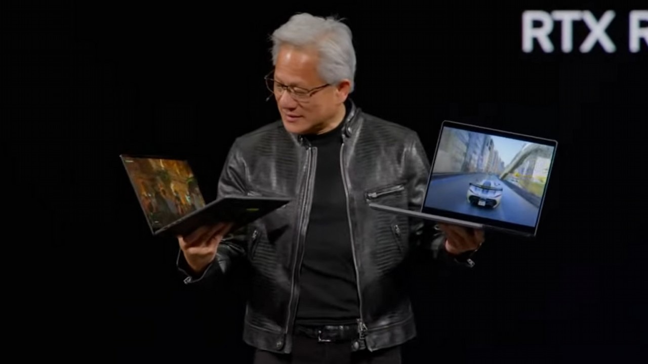 NVIDIA zapowiedziała „nową erę PC”, która już rozczarowała graczy. N1X RTX Spark łączy AI z GPU Blackwell, źródło grafiki: YouTube: CNET; 2026.