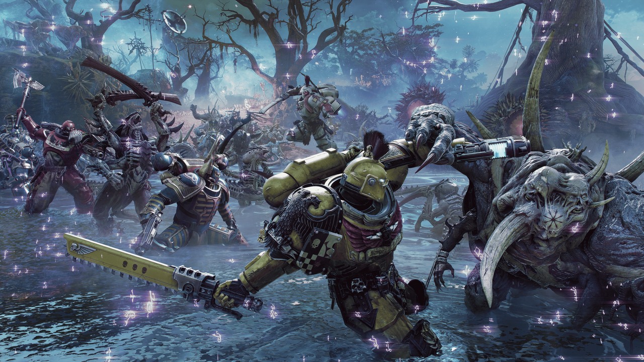 Gracze są zachwyceni, bo świetna strzelanka science fiction otrzyma nową klasę postaci. Fani Space Marine 2 nie mają wątpliwości: w grę wchodzą tylko trzy opcje, źródło grafiki: Focus Entertainment.
