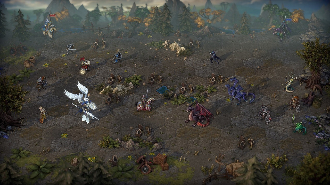 Dwie frakcje w Heroes of Might and Magic: Olden Era zostały popsute. Twórcy musieli zareagować bardzo szybko, bo krytyka graczy rosła, źródło grafiki: Unfrozen / Hooded Horse..