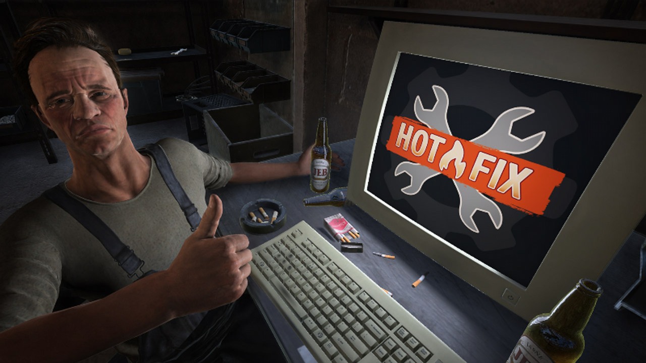 Pierwsza wielka aktualizacja do Auto Fuszerki już na Steam. Klimatyczny symulator mechanika walczy z groźnym błędem, przez który gracze drżą o swoje postępy, źródło grafiki: Little Dog Games.