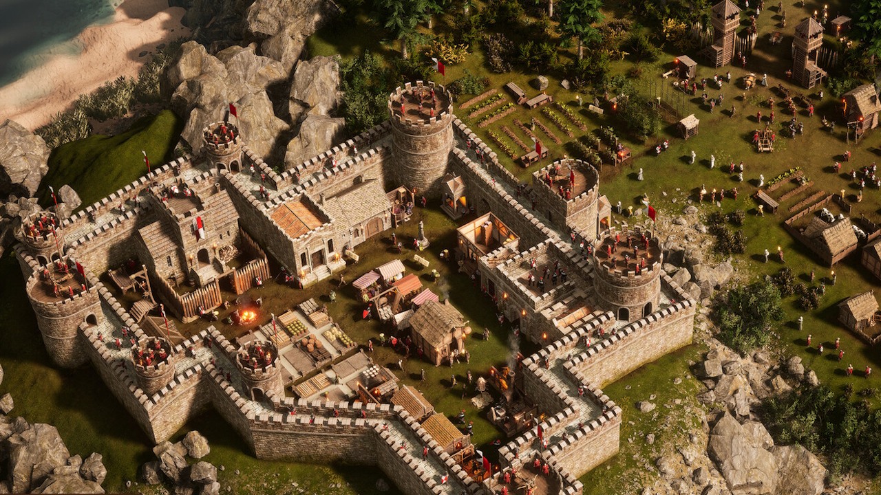Oficjalna zapowiedź Twierdzy 4 zelektryzowała fanów strategii. Kultowy symulator zamku powraca do korzeni z zaskakującym zwrotem akcji, źródło grafiki: Firefly Studios.