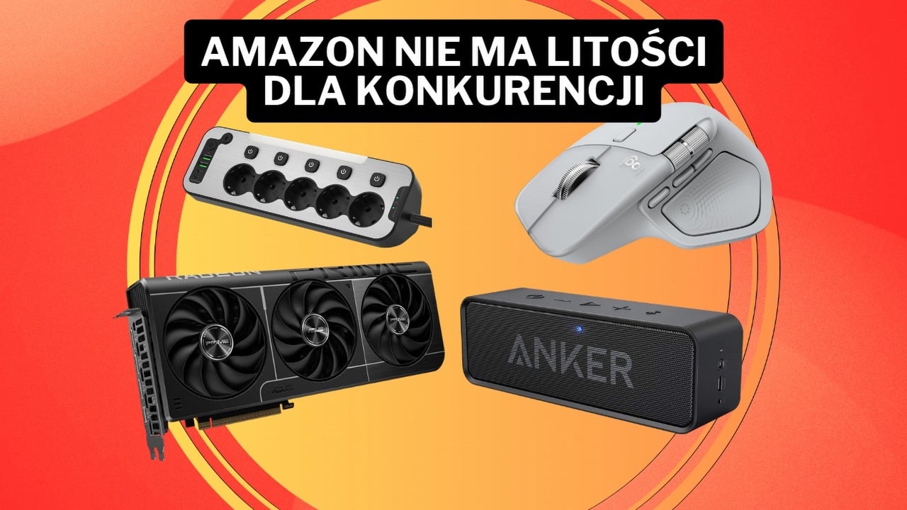 Amazon wytoczył ciężkie działa przed Prime Day! Przeceny sięgają 79%, a wśród hitów jest bestsellerowa mysz Logitecha i karta graficzna Radeon RX 9070 OC, źródło grafiki: ASUS / Anker / Logitech / Qakaln.