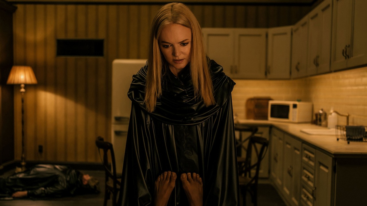Numer 1 w 50 krajach. Nowym hitem HBO Max jest pełen akcji krwawy horror dla fanów Dziecka Rosemary i Tarantino, źródło grafiki: Oni cię zabiją, Kirill Sokolov, Warner Bros., 2026.
