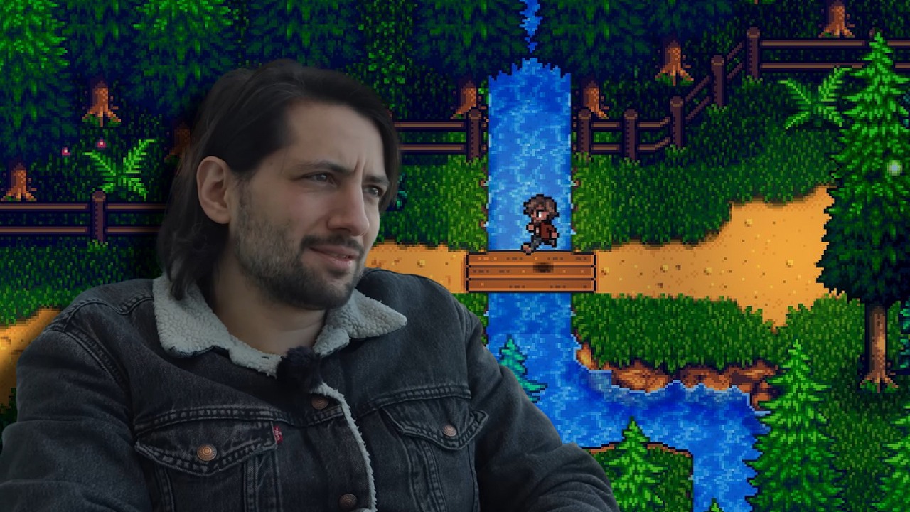 Twórca Stardew Valley nie ma wątpliwości, jego nowa gra musi być perfekcyjna. Gracze tracą jednak cierpliwość i chcą, aby Eric Barone zaczął odkrywać sekrety, źródło grafiki: Eric Barone / PC Gamer, YouTube.