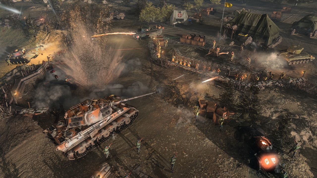 Ta zapowiedź kompletnie zaskoczyła fanów strategii. Company of Heroes 3: Final Stand połączy kultową serię z gatunkiem popularnym na Steamie, źródło grafiki: Relic.