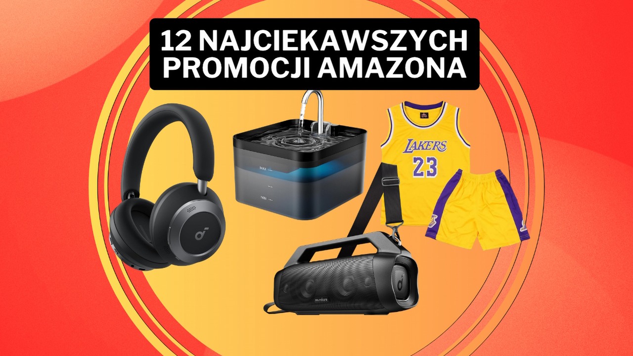 Potężna lawina promocji na Amazonie! Obok hitowych słuchawek z ANC (-47%) znalazło się arcydzieło laureata Nagrody Nobla, źródło grafiki: Anker / PawPoll / Futerly.