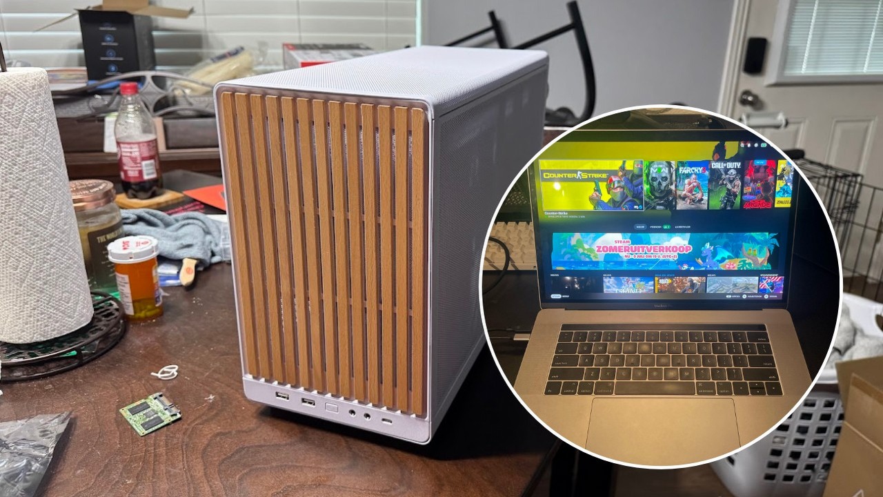 Coraz więcej graczy buduje własne urządzenia Steam Machine i rezygnuje z systemu Windows - jeden z nich zainstalował nawet system SteamOS na MacBooku, źródło grafiki: Reddit.