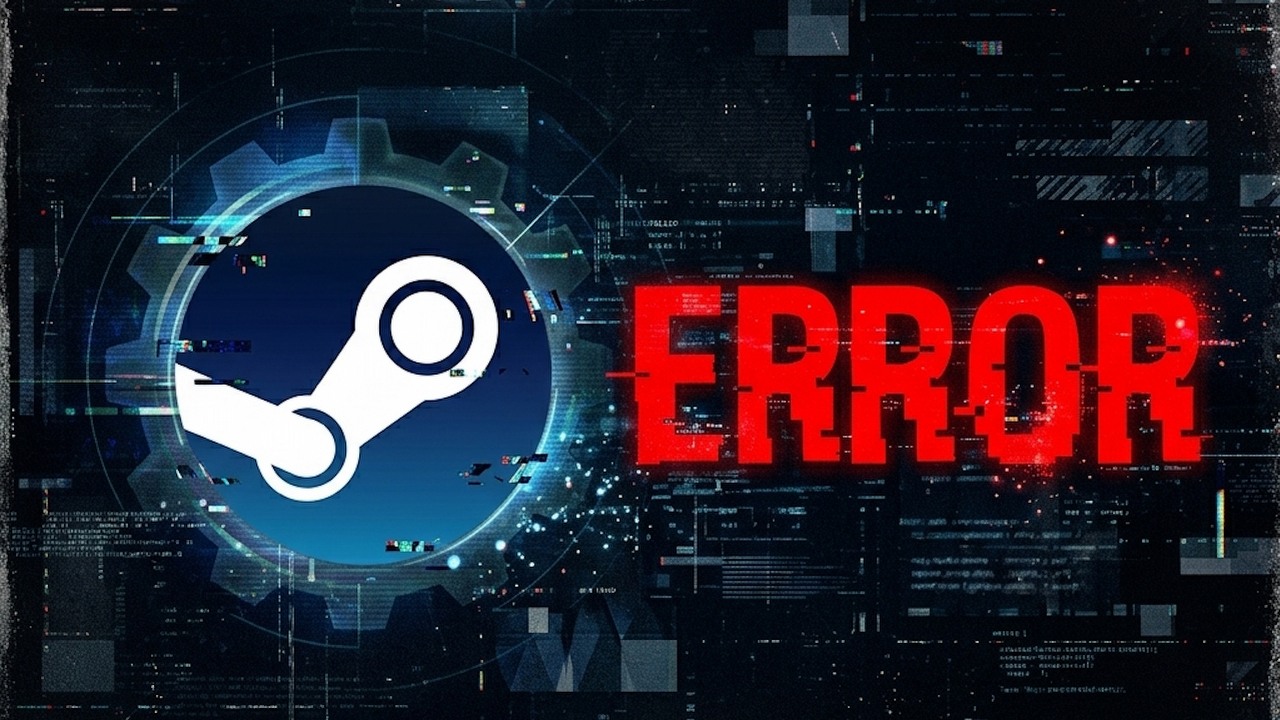 Steam miał dziś duże problemy. Platforma Valve przeżywała chwilowy kryzys, a cierpliwość graczy została wystawiana na próbę, źródło grafiki: Google Gemini.