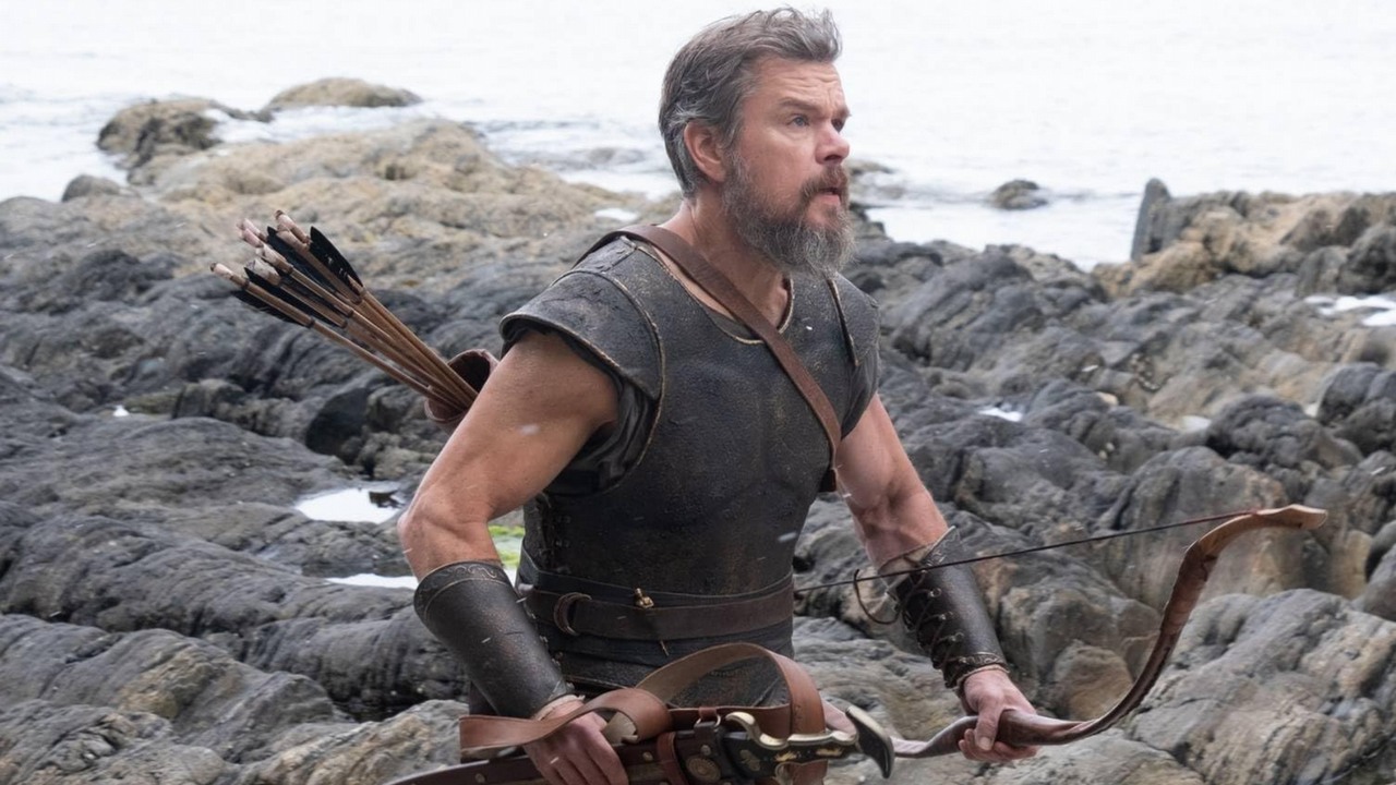Ponad 260 mln dolarów w pierwszy weekend. Odyseja z najlepszą premierą pośród filmów Nolana, przebój bije rekord także w Polsce, źródło grafiki: The Odyssey, Christopher Nolan, Universal, 2026.