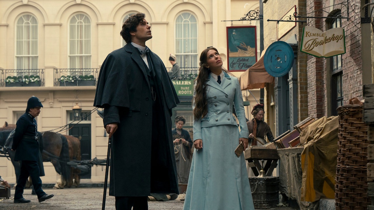 „Ci mężczyźni mieli swój czas”. Millie Bobby Brown wyraźnie mówi „nie” spin-offowi z Henrym Cavillem w roli głównej, źródło grafiki: Enola Holmes 3, Philip Barantini, Netflix, 2026.