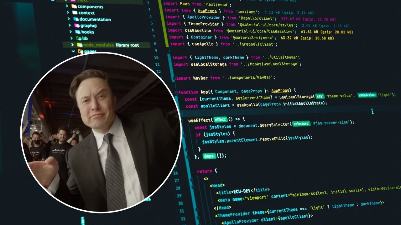 „Pozbyć się kodu źródłowego” to według Elona Muska kolejny krok AI, ale dla wielu brzmi to jako koszmar programistów, źródło grafiki: Juanjo Jaramillo; Unsplash.com; 2021 / YouTube: Skynamic; 2022.