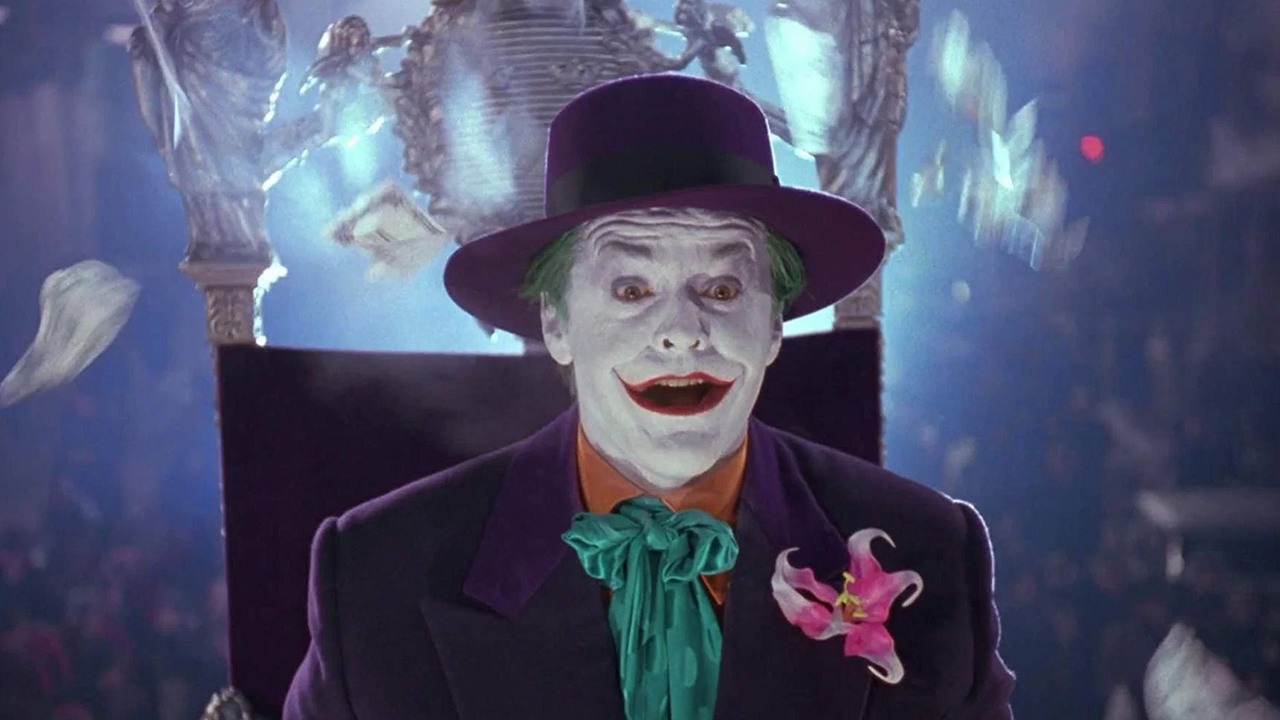 Rola złoczyńcy zapewniła Jackowi Nicholsonowi fortunę. To jedna z największych wypłat w historii Hollywood, źródło grafiki: Batman, Tim Burton, Warner Bros., 1989.