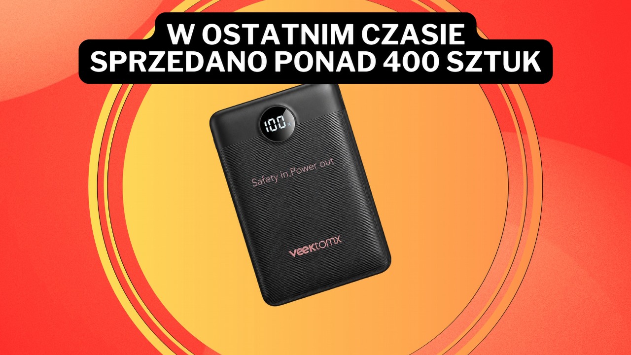 Wystarczyło 43 zł, by stał się hitem Amazona! Ten powerbank sprzedaje się w setkach sztuk, źródło grafiki: VEEKTOMX / wygenerowane przez AI.