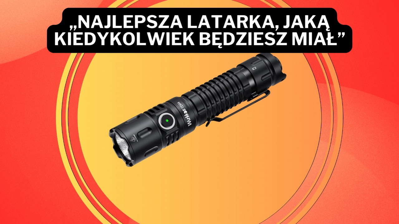 Amazon przecenił bestię wśród latarek o blisko 40%! Wychwalają ją nawet ratownicy medyczni, źródło grafiki: Wurkkos.