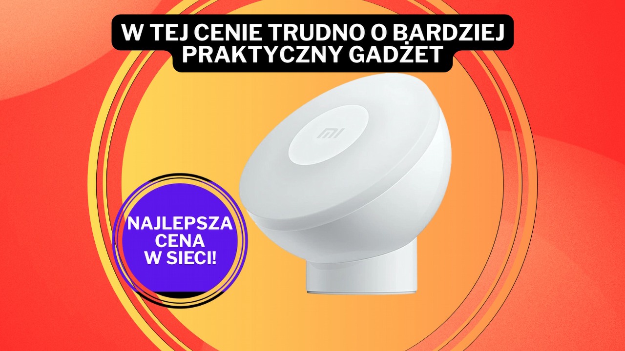 Przypadkiem znalazłem hit za 45 zł! „Najlepsza lampka nocna, jaką kiedykolwiek miałem” to jeden z najbardziej przydatnych gadżetów na Amazonie, źródło grafiki: Xiaomi.