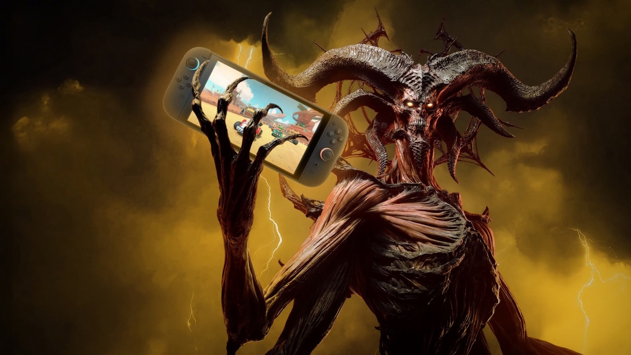 Za miesiąc Diablo 4 ma trafić na nową platformę, od razu w najlepszej możliwej wersji. Informator podał wszystkie szczegóły, w tym datę premiery i cenę, źródło grafiki: Blizzard Entertainment / Nintendo.