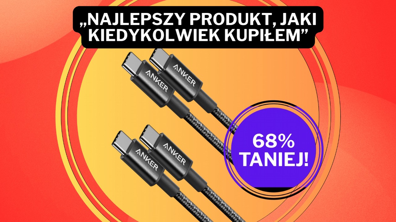 Dwa kable Ankera za niecałe 22 zł! Amazon oszalał i odpalił jedną z najmocniejszych promocji ostatnich dni, źródło grafiki: Anker.