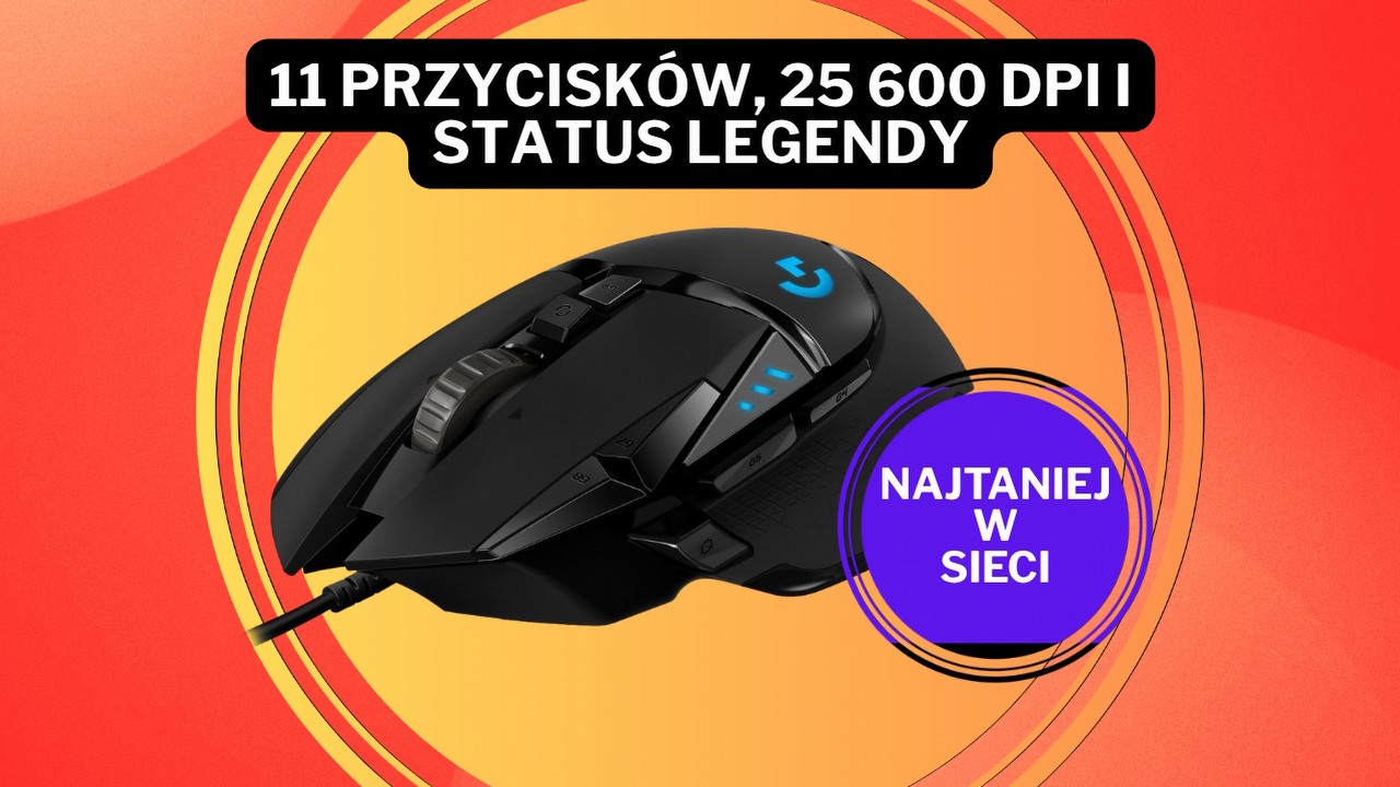Najlepsza gamingowa mysz „wszech czasów” za niecałe 130 zł! Ten legendarny sprzęt Logitecha ma prawie 23 tys. ocen na Amazonie, źródło grafiki: Logitech.
