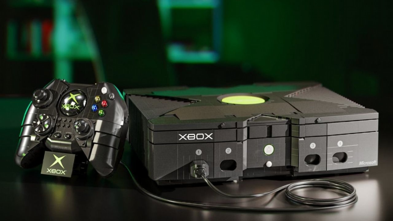 Skarb dla fanów gamingu sprzed lat. Klockowy Xbox razem z detalami z Morrowinda i innych gier robi wrażenie, źródło grafiki: Mattel.