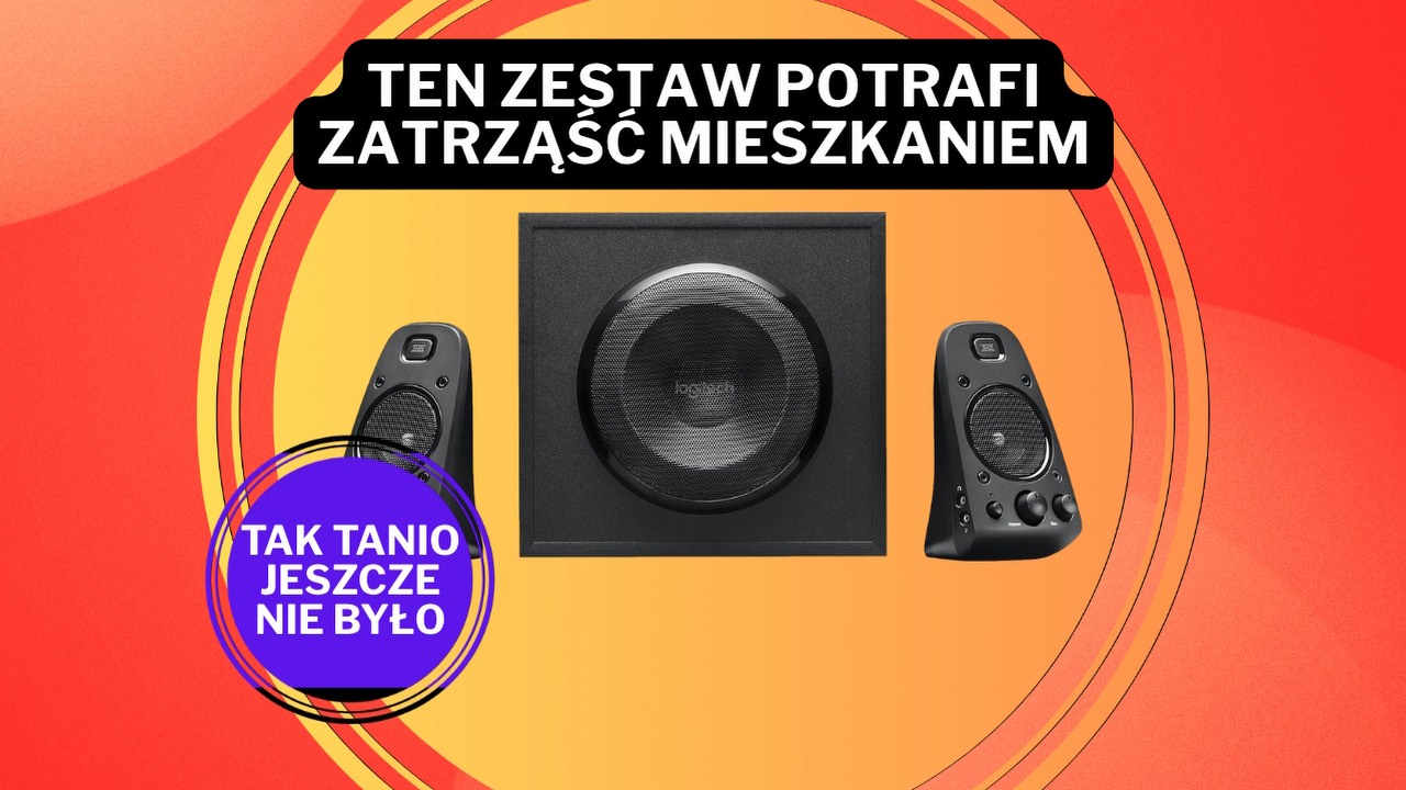 Amazon zafundował nam promocję sierpnia! „Bezkonkurencyjne” głośniki, od których „wszystko drży” w rekordowo niskiej cenie, źródło grafiki: Logitech.