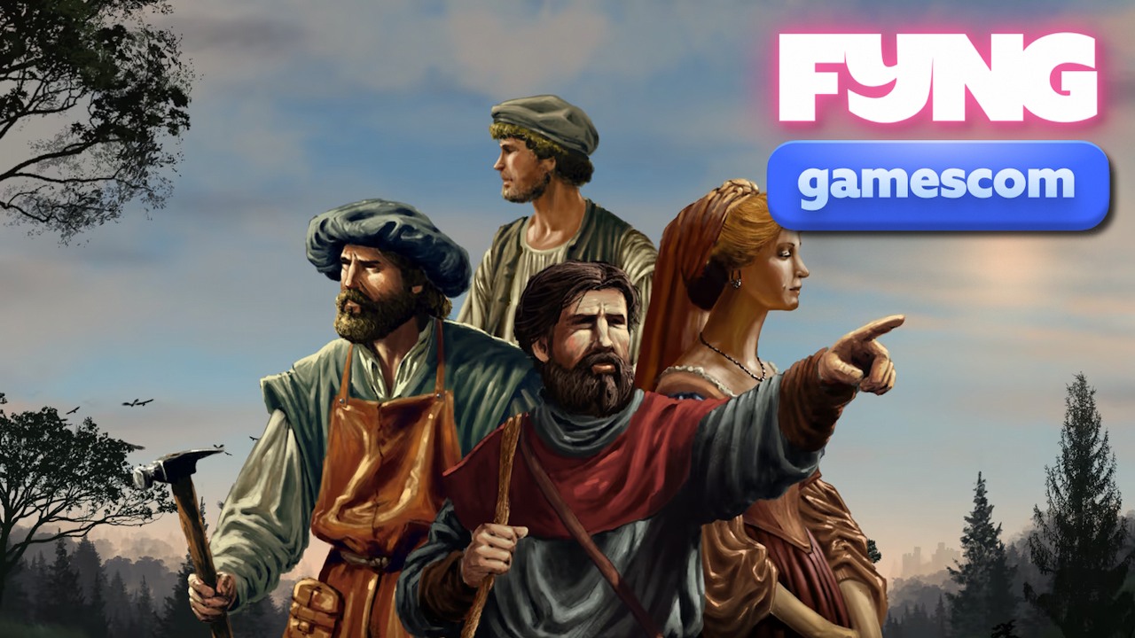 Ambitna strategia z elementami city buildera Rise of the Merchants zaprezentowana na FYNG Show, źródło grafiki: Black Duke Games.