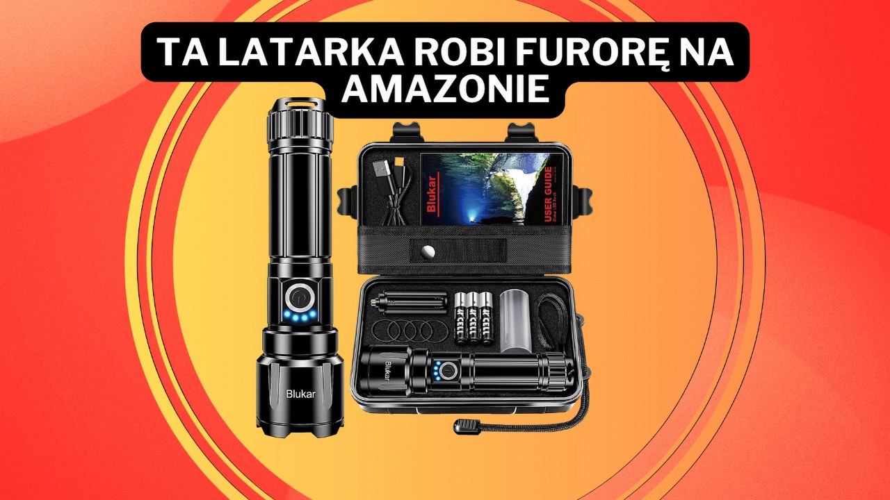 „Mała świetlista bestia” za 80 zł! Amazon przecenił latarkę, która ma prawie 11 tys. ocen, źródło grafiki: Blukar.